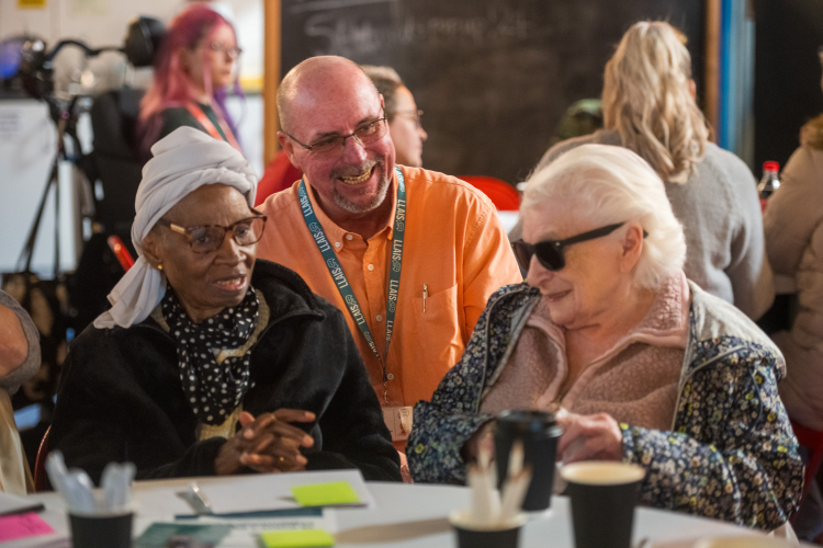 Llais winter care event in Swansea